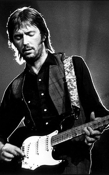 Eric Clapton, Soulful expressions, Guitar virtuosity, Iconic musician HD phone wallpaper