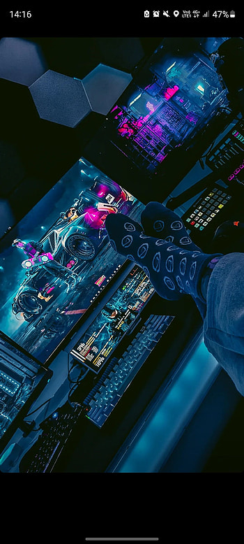 Gaming Relax, magenta, music HD phone wallpaper