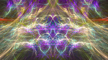 Mixed Colors Glow Fractal Abstraction Abstract HD wallpaper