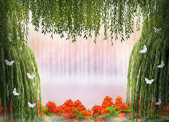 ✰The Window of Heaven✰, softness, colorful, colors, butterflies, animals, wonderland, butterfly designs, pond, stunning, stock , splendid, exterior, most ed, resources, paradise, flying, waterfalls, magnificent, beautiful, premade BG, backgrounds, creative pre-made, pretty, cool, nature, flowers, tender touch, lovely, fairyland, splendor HD wallpaper