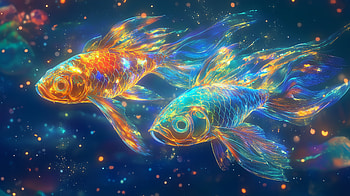 Colorful Goldfish Underwater, colorful, fish, underwater, goldfish HD wallpaper