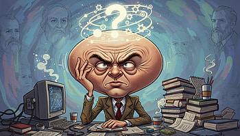 Cognitive Crunch — Thinking, Thinking, Question Mark HD wallpaper