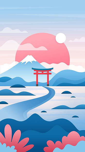 Japan, atmosphere, sky HD phone wallpaper