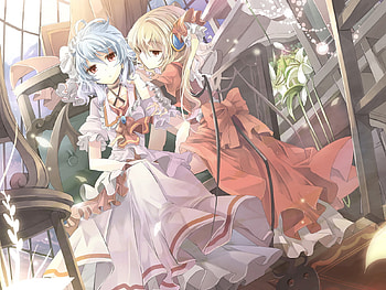aime, gothic, colorful, cute, dress, anime, pretty, love, touhou, girls, funny HD wallpaper
