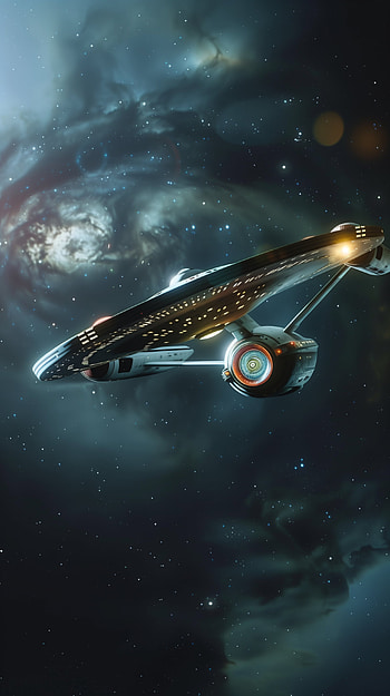 Spectacular USS Enterprise Space for s, USS Enterprise HD phone wallpaper