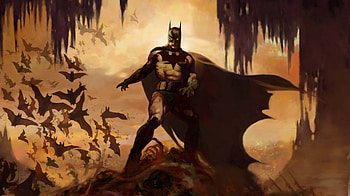 Batman, Hero of Gotham, art HD wallpaper