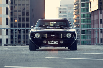 Chevrolet, Cars, Lights, Front View, Headlights, Camaro HD wallpaper
