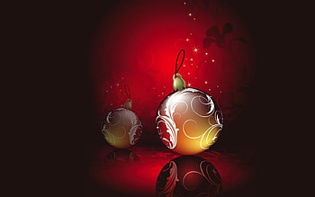 *❖❀ red-christmas ornaments ❀ღ*, balls, xmas, red, ornaments HD wallpaper