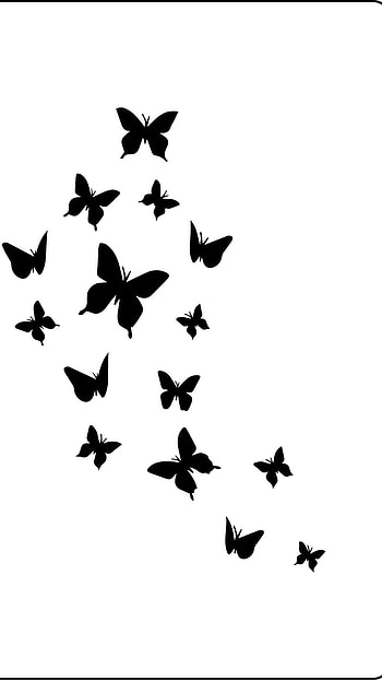 Black Butterfly, Background HD phone wallpaper