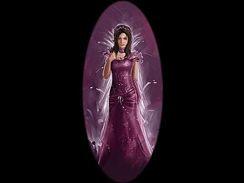 Sirin, purple, fantasy, female HD wallpaper