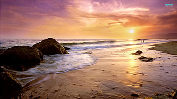 California Beach HD wallpaper