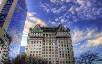 Cities, Trees, Sky, Clouds, Building, New York HD wallpaper