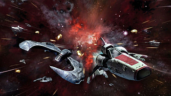 Battlestar Galactica (2003) - Fleet Clash, Battlestar Galactica (2003) HD wallpaper