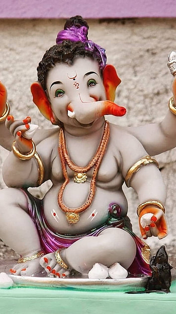3d Ganesh, Little, Ganesh Murti HD phone wallpaper