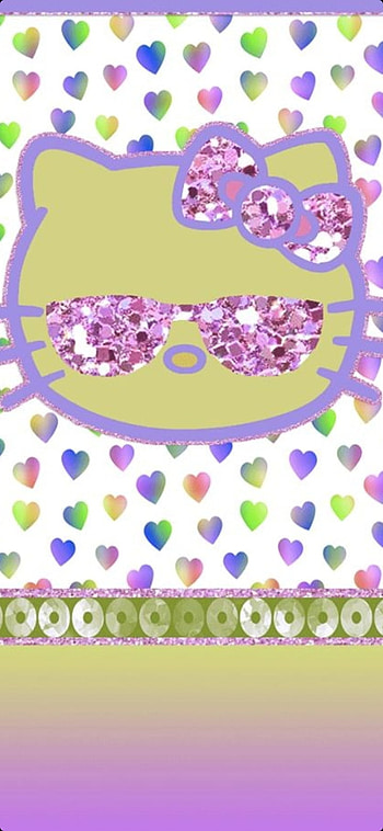 Hello kitty, magenta, art HD phone wallpaper