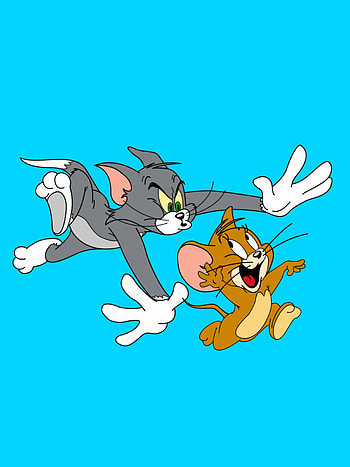 Tom and Jerry, art, cartoon HD phone wallpaper
