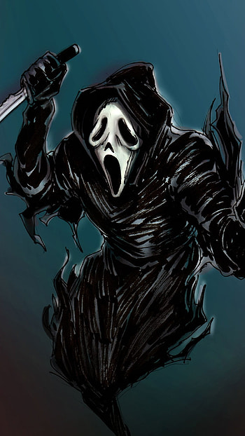 Ghost Face, Mask, Bad Ghost HD phone wallpaper