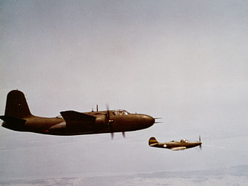 warbirds, ww2, douglas, havoc, airacobra HD wallpaper