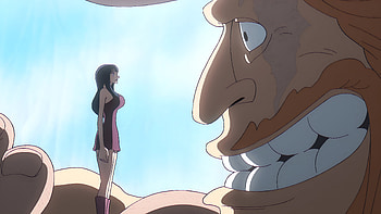 Nico Robin & Jaguar D. Saul — One Piece Anime HD wallpaper