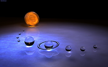 Abstract, Planets HD wallpaper