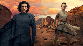 Adam Driver, Star Wars rise of Skywalker, Daisy Ridley HD wallpaper