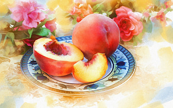 Food, Peaches HD wallpaper