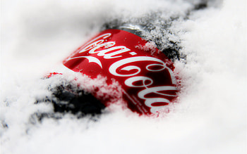 Brands, Logos, Snow, Coca-Cola HD wallpaper