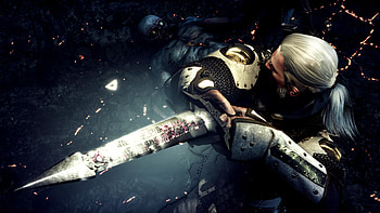 The Witcher 3 Geralt 10k, the-witcher-3, games, ps4-games, xbox-games, pc-games, sword HD wallpaper