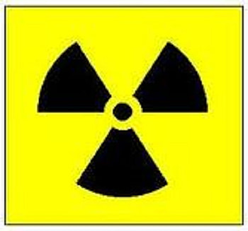 Nuked, black, symbol, black and yellow, yellow, nuke HD wallpaper