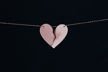 Heart, paper, string, breaking HD wallpaper
