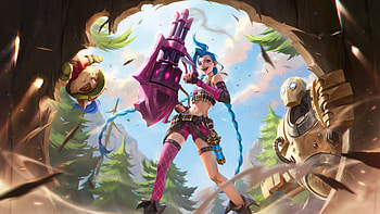 Jinx - League Of Legends, Jinx (League Of Legends), video game, League Of Legends HD wallpaper