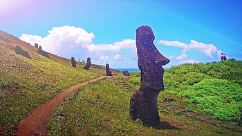 Epic Easter Island views, Stunning moai statues, Travel inspiration, Natural wonders HD wallpaper