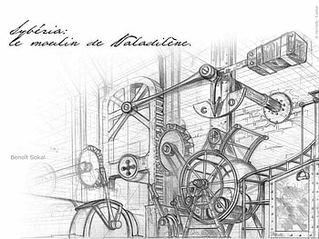 Syberia, game, sketch, puzzle HD wallpaper