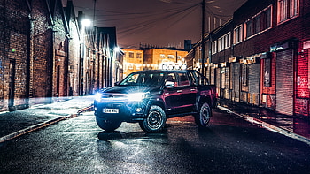 Toyota Hilux, Arctic truck, night, 2018 HD wallpaper