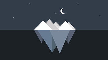 Iceberg Minimalist 1440P Resolution ,, Minimal 2560X1440 HD wallpaper