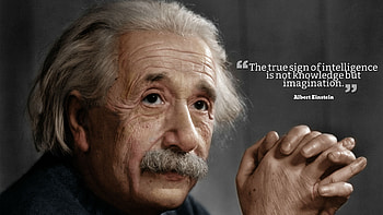 Albert Einstein, Quotes, , Genius HD wallpaper