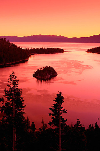 Lake Tahoe, Emerald Bay, Ron Niebrugge , Travel HD phone wallpaper