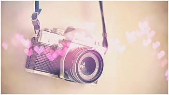 Camera, Girly HD wallpaper