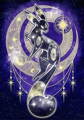 Umbreon, Pkm, Stars HD phone wallpaper