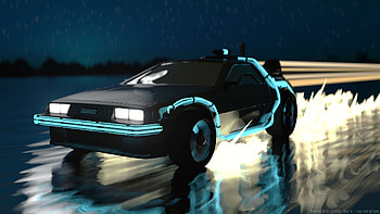 Delorean background, Delorean , Delorean time machine, Wall HD wallpaper