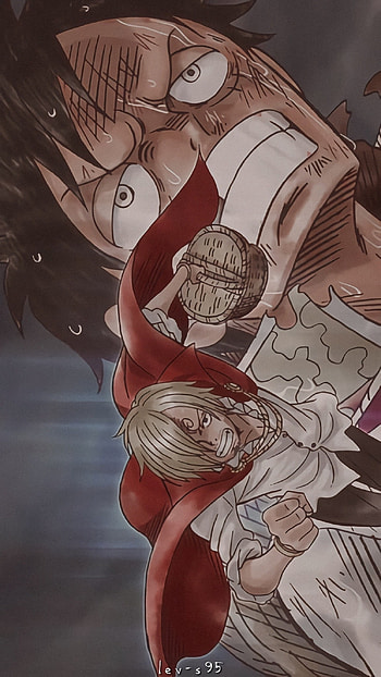 One Piece Luffy and Sanji Dynamic Duo, Anime, One Piece, Monkey D. Luffy, Sanji (One Piece) HD phone wallpaper