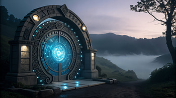 Stargate: A Stunning Ultra Experience, Stargate, portal, fantasy, mystical, landscape, fantasy landscape HD wallpaper