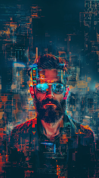 Hipster Glitch Art Mobile, glitch HD phone wallpaper