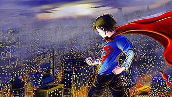 Kid Superman , superman, superheroes, digital-art, behance, artwork HD wallpaper