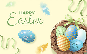 :), card, yellow, egg, blue, green, easter HD wallpaper