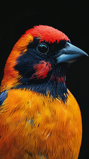 Colorful Finch Bird for s, bird HD phone wallpaper