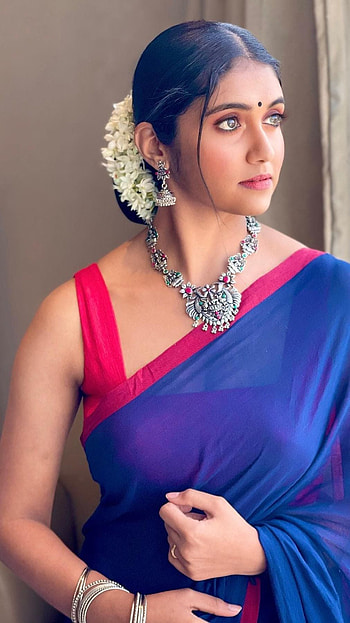 Rinku Rajguru, bollywood actress, saree beauty HD phone wallpaper
