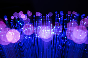 Macro, Glare, Shine, Light, Glow, Optical Fiber HD wallpaper