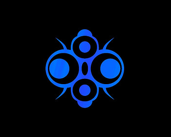 abstract blue, blue, black, abstract, labrano, gizzzi HD wallpaper
