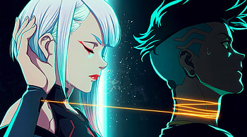 Cyberpunk Edgerunners - Lucy & David, Cyberpunk: Edgerunners, Lucy (Cyberpunk: Edgerunners), David (Cyberpunk: Edgerunners) HD wallpaper